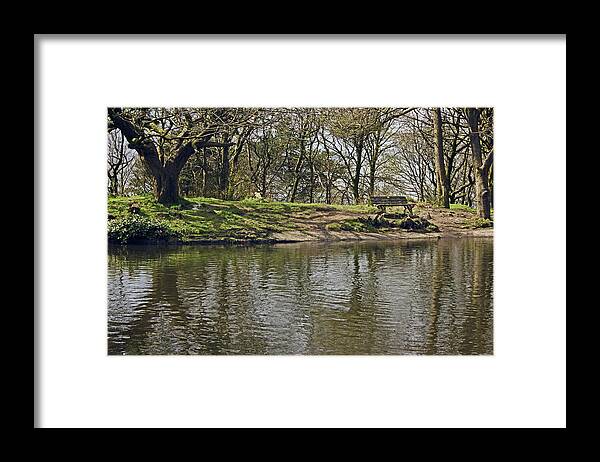 Rivington Framed Print featuring the photograph  RIVINGTON Japanese Pool Bench. by Lachlan Main