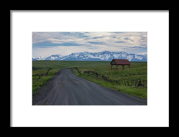 Best Of The Northwest Framed Print featuring the photograph Road To Joseph by Greg Waddell
