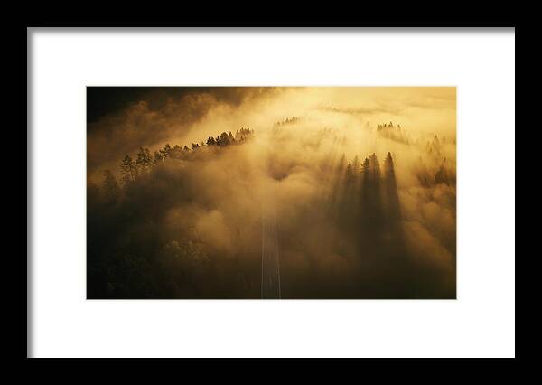 Haze Framed Print featuring the photograph Road To Nowhere by Ales Krivec