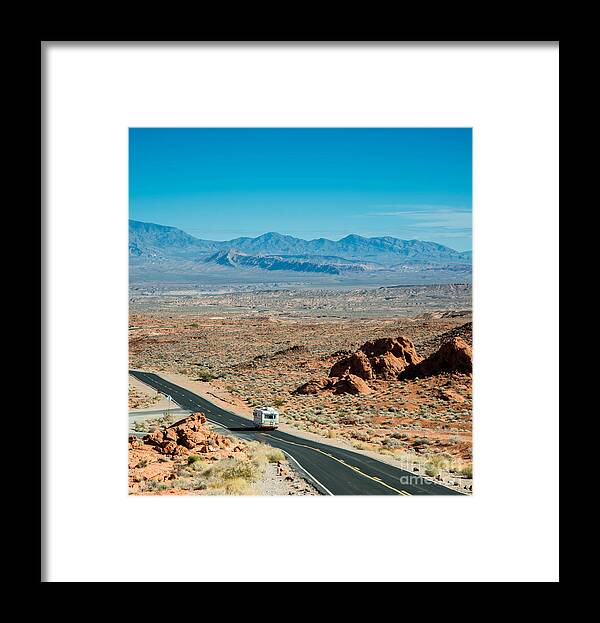 Auto Framed Print featuring the photograph Road Trip Adventure by Kunal Mehta