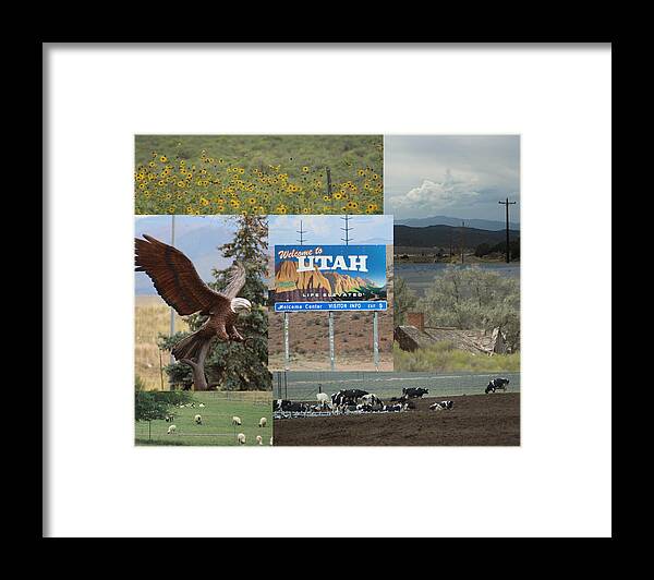 Utah Framed Print featuring the photograph Road Trip Through Utah on Highway 15 by Colleen Cornelius