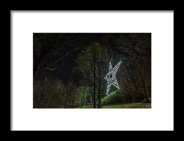 Roanoke Star Framed Print featuring the photograph Roanoke Star by Julieta Belmont