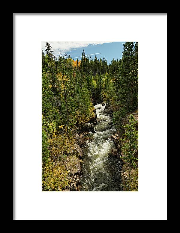 Creek Framed Print featuring the photograph Rocky Mountain Autumn Stream Portrait by James BO Insogna