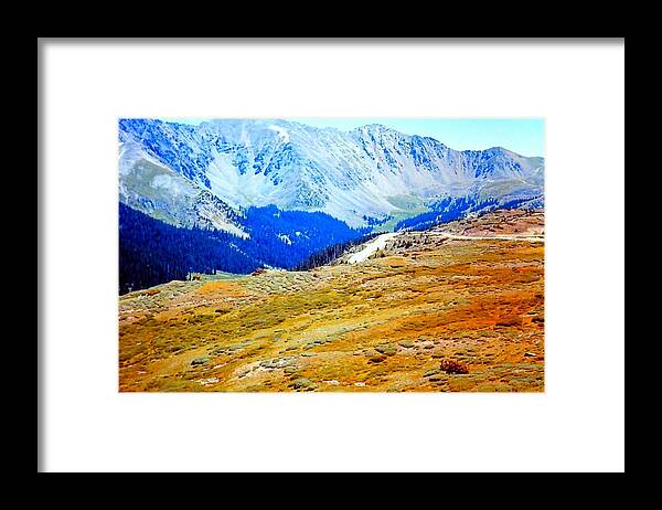 Mountain Framed Print featuring the photograph Rocky Mountain National Park Tundra by Gary F Richards