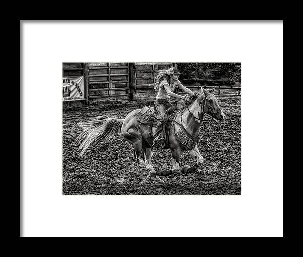 Rodeo Framed Print featuring the photograph Rodeo by Teri Reames
