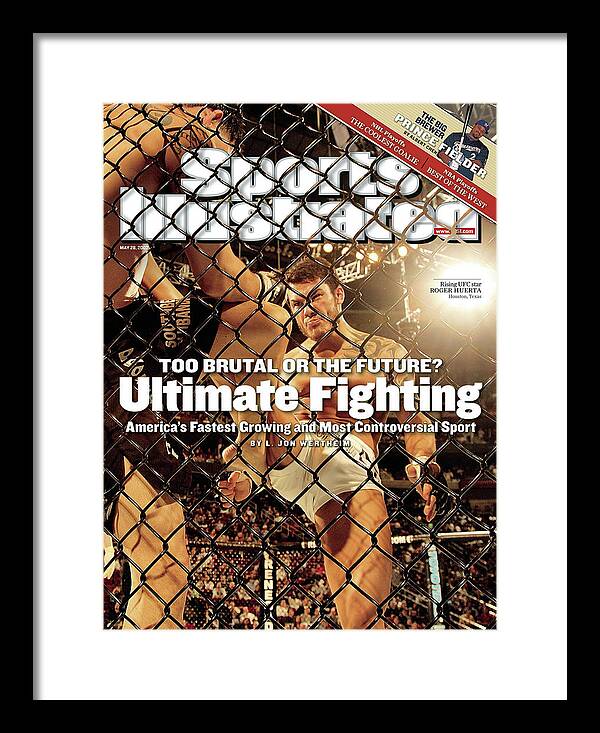 Magazine Cover Framed Print featuring the photograph Roger Huerta, Ultimate Fighting Championship 69 Shootout Sports Illustrated Cover by Sports Illustrated