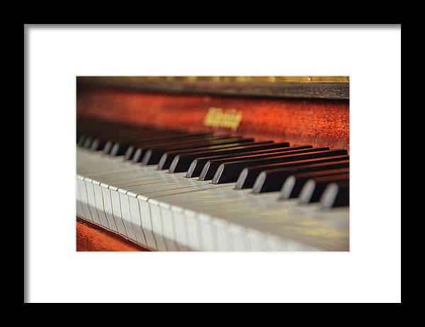 A Framed Print featuring the photograph Rohrbach Keyboard by JAMART Photography