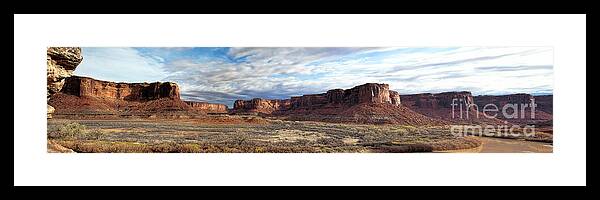 Canyonlands Framed Print featuring the photograph Roll On River by Jim Garrison