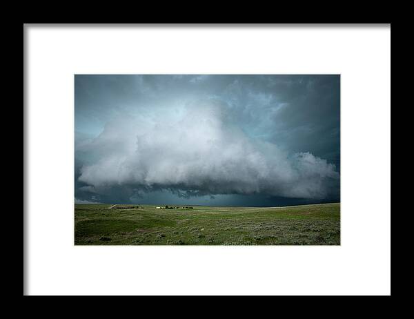 Storm Framed Print featuring the photograph Rolling Storm by Wesley Aston