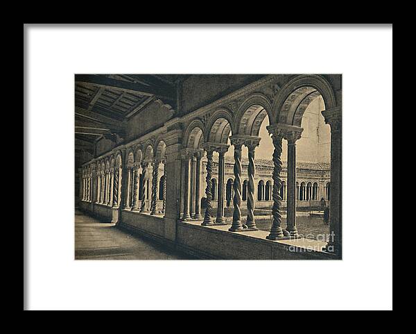 Viewpoint Framed Print featuring the drawing Roma - St Paul Without The Walls - by Print Collector