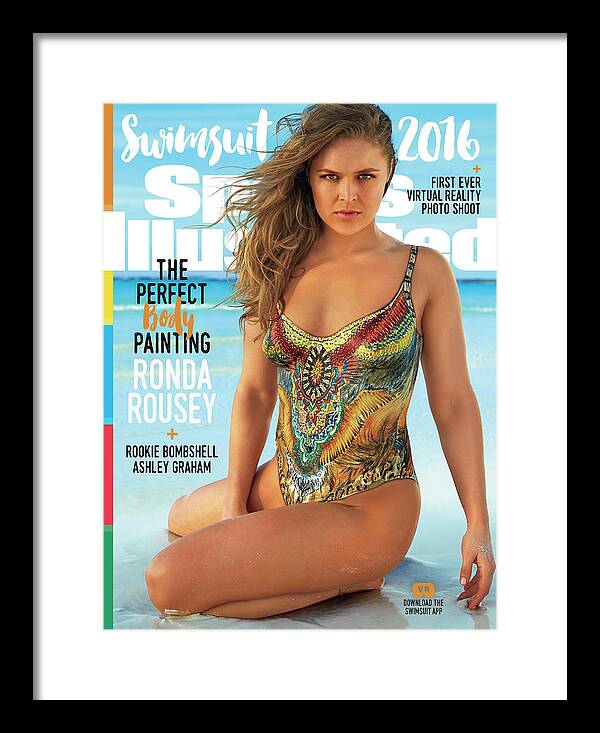 Artist Framed Print featuring the photograph Ronda Rousey Swimsuit 2016 Sports Illustrated Cover by Sports Illustrated
