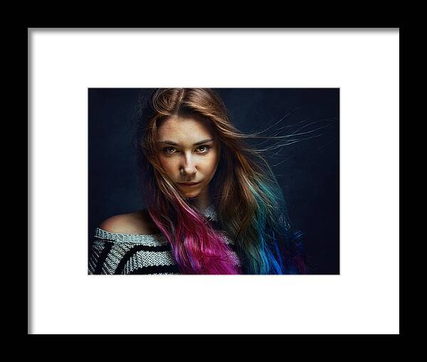 Color Framed Print featuring the photograph Ronka by Zachar Rise