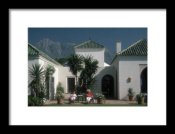 1980-1989 Framed Print featuring the photograph Rosanbos by Slim Aarons