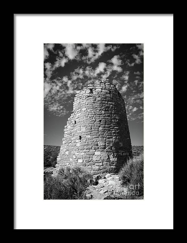 Four Corners 2018 Framed Print featuring the photograph Round Tower by Jeff Hubbard