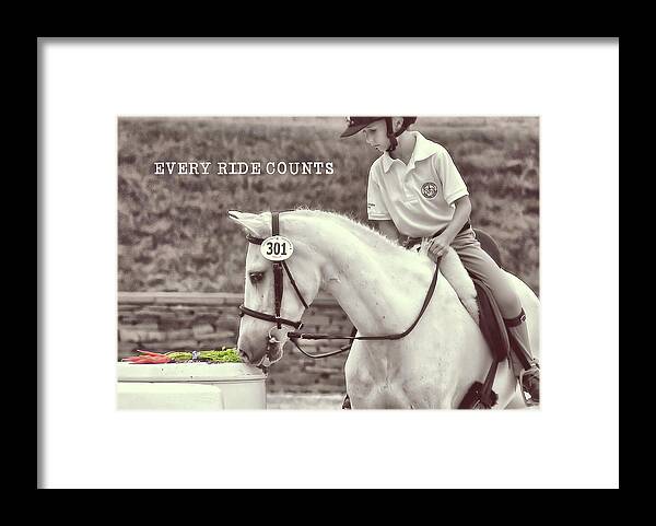 4 Framed Print featuring the photograph ROYAL ASCOT quote by JAMART Photography