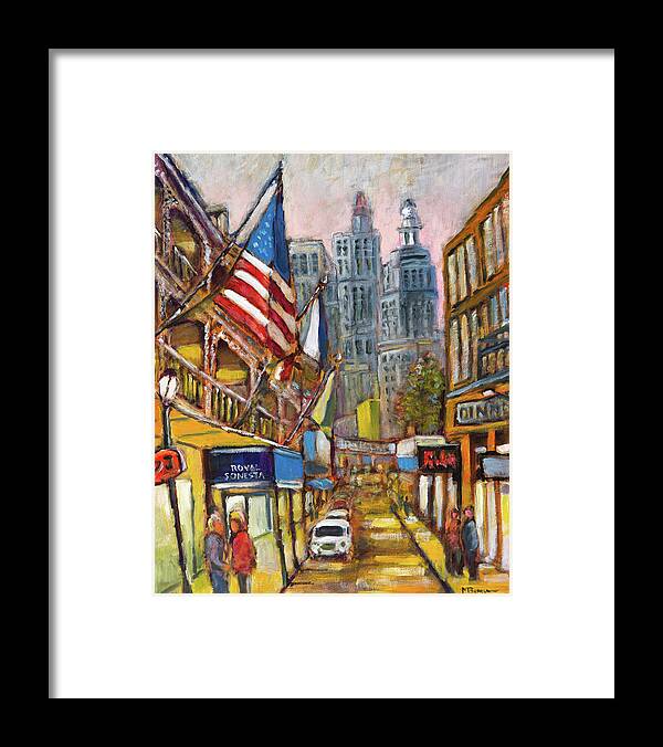 New Orleans Framed Print featuring the painting Royal Sonesta by Mike Bergen
