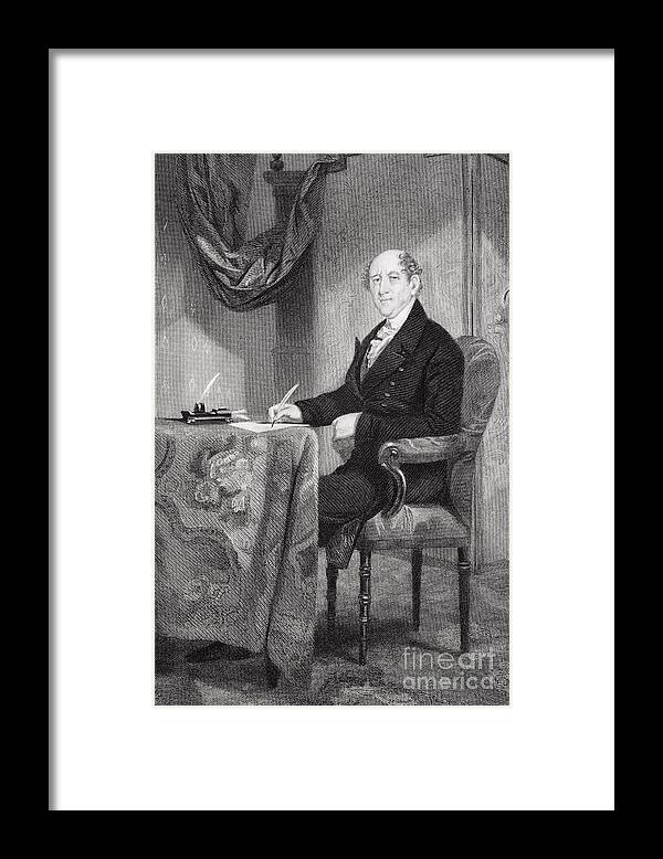 Rufus Framed Print featuring the painting Rufus King by Alonzo Chappel