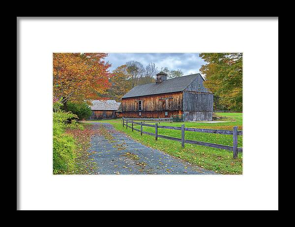 Rustic Barn Framed Print featuring the photograph Rustic Barn by Juergen Roth