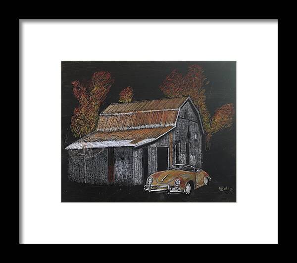 Rusty Framed Print featuring the pastel Rusty Autumn Colours by Richard Le Page