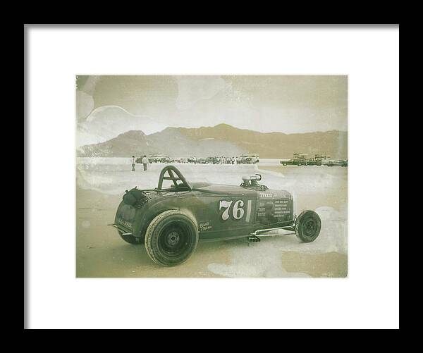 Bonneville Framed Print featuring the photograph Sadd, Teague and Bentley - Polaroid by Andy Romanoff