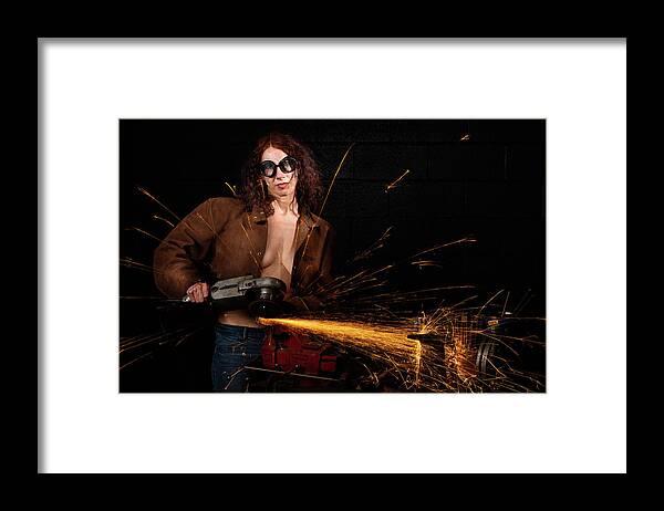 Bill Board Contest Framed Print featuring the photograph Light Em Up by Dennis Dame