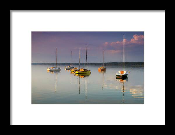 Sailboat Framed Print featuring the photograph Sail To Nowhere by Michal Sleczek