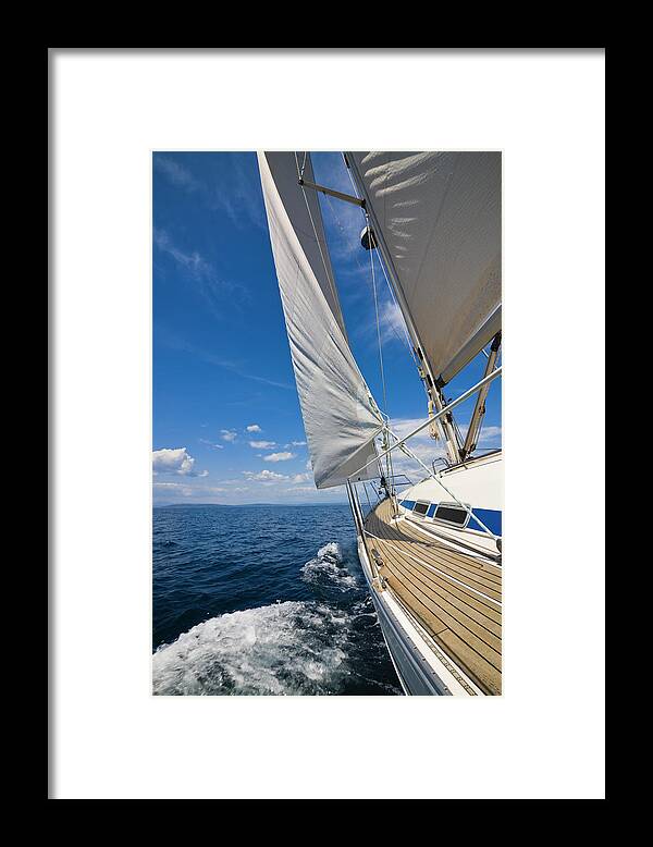 Wind Framed Print featuring the photograph Sailing Against The Wind by Gaspr13
