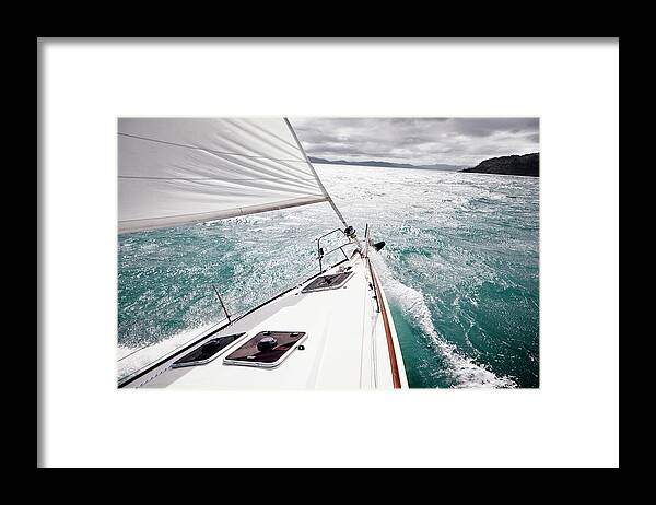 Adventure Framed Print featuring the photograph Sailing Yacht, Whitsundays by Stuart Miller