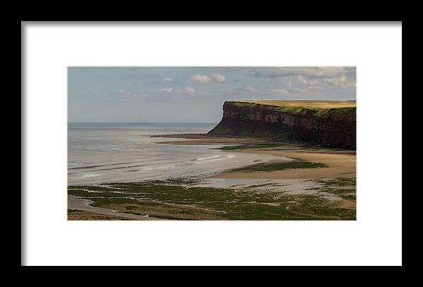 Architecture Framed Print featuring the photograph Saltburn Sea View by Scott Lyons