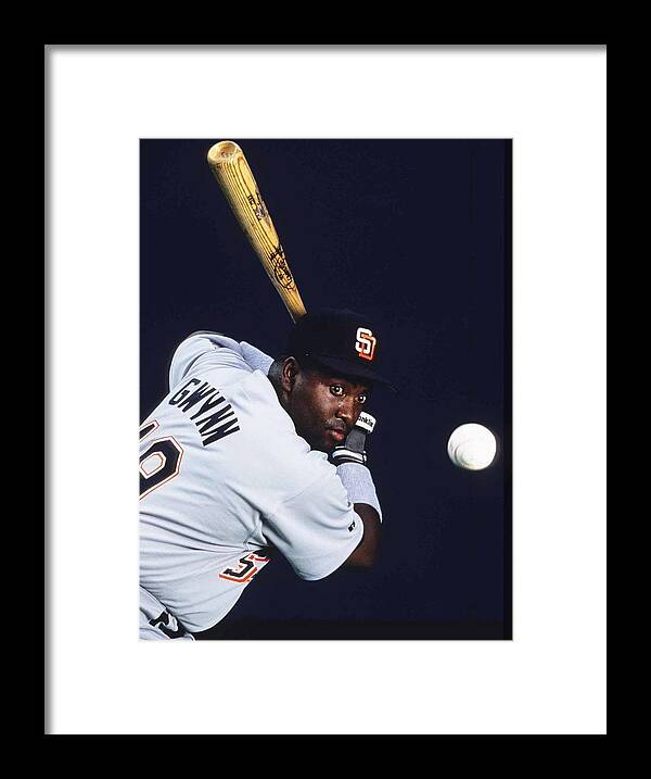 Tony Gwynn Sr. Framed Print featuring the photograph San Diego Padres by Ronald C. Modra/sports Imagery