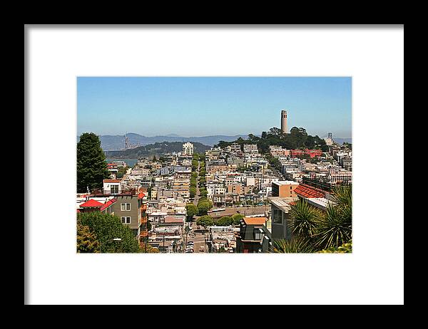 San Francisco Framed Print featuring the photograph San Francisco - Telegraph Hill by Richard Krebs