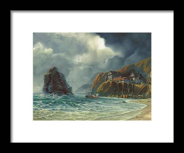 Michael Humphries Framed Print featuring the painting Sanctuary by Michael Humphries