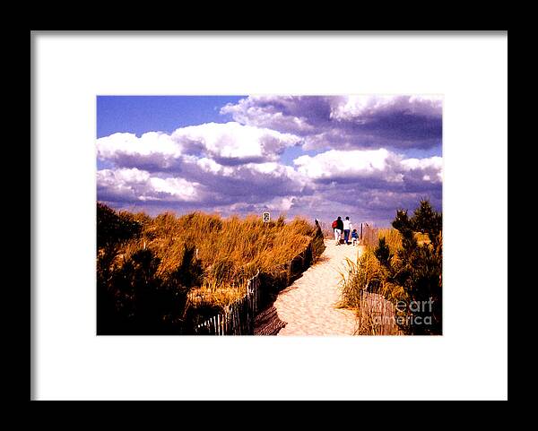 Sand Framed Print featuring the photograph Sand Dunes, Cape Henlopen by Steve Ember