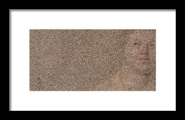Sand Of Pompeii Framed Print featuring the digital art Sand of Pompeii by Attila Meszlenyi