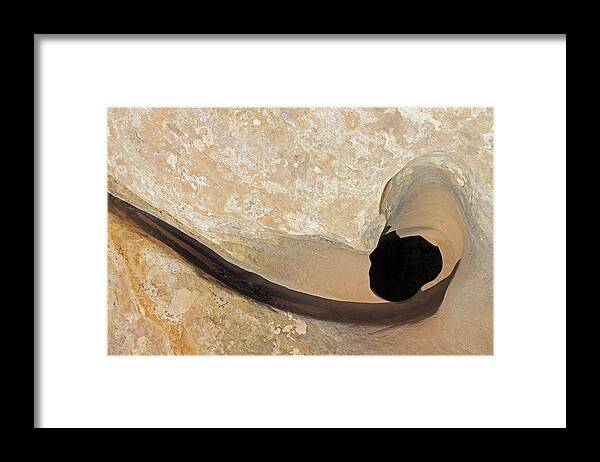 Utah Framed Print featuring the photograph Sandstone Curlyque by Jonathan Thompson