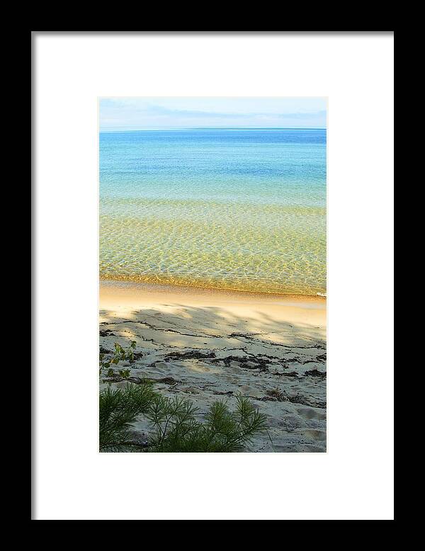 Sandy Blue Framed Print featuring the photograph Sandy Blue by Tom Kelly