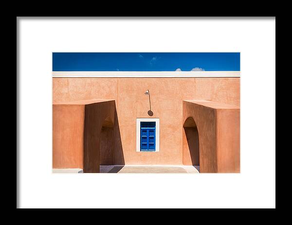 Architecture Framed Print featuring the photograph Santorini by Adrian Popan