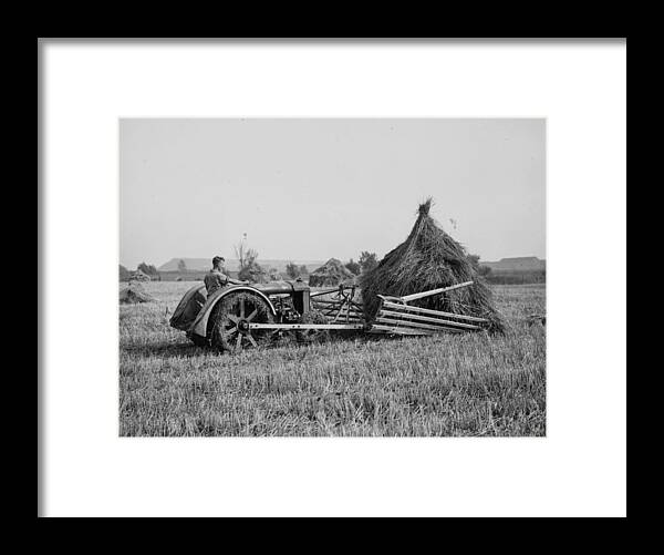 Risk Framed Print featuring the photograph Saving Haystacks by W. G. Phillips