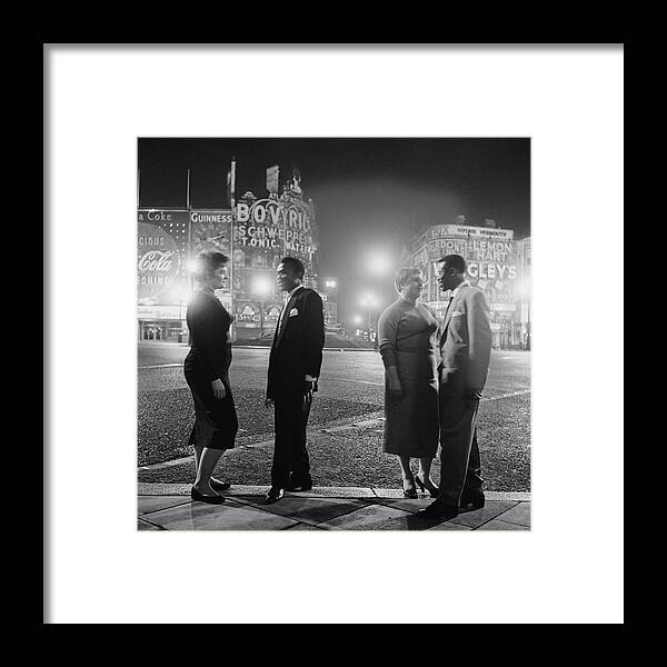 Piccadilly Circus Framed Print featuring the photograph Saying Goodbye by Keystone Features