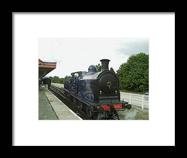 Scotland Framed Print featuring the photograph SCOTLAND. Aviemore. Strathspey Railway. by Lachlan Main