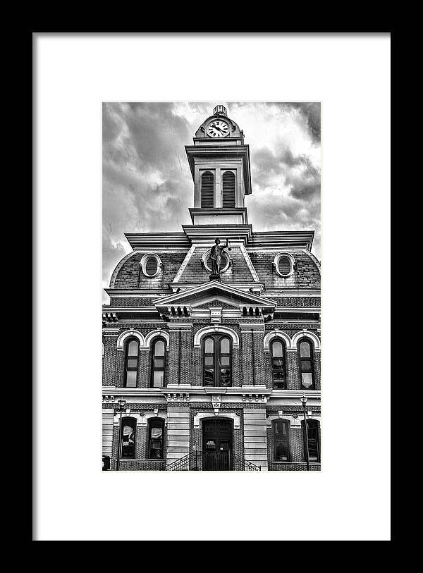 Scott County Courthouse Framed Print featuring the photograph Scott County Courthouse by Sharon Popek