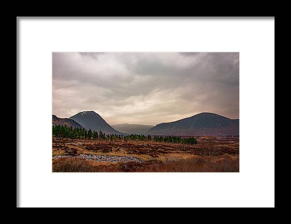 Scottish Framed Print featuring the photograph Scottish Highland Landscape - Glen Coe by Bill Cannon