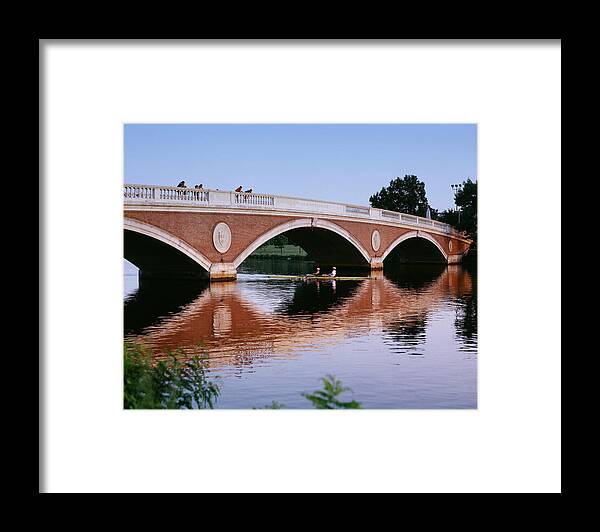 Boston Framed Print featuring the painting Sculling on Charles by Carol Highsmith