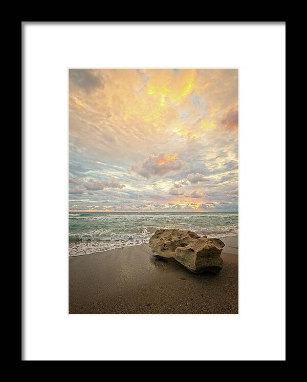 Seascape Framed Print featuring the photograph Sea and Sky by Steve DaPonte
