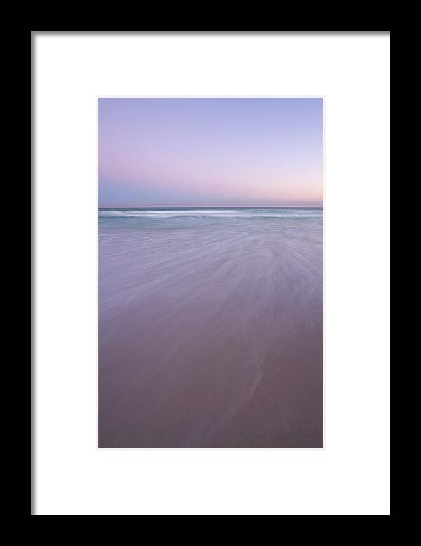 Scenics Framed Print featuring the photograph Sea Surf In Evening, Australia by Eastcott Momatiuk