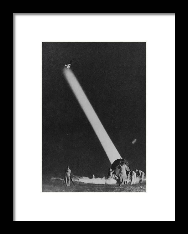 Searchlight Framed Print featuring the photograph Searchlight by Hulton Archive