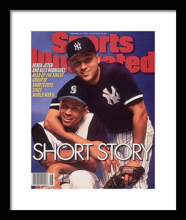 Seattle Mariners Alex Rodriguez And New York Yankees Derek Sports  Illustrated Cover Framed Print