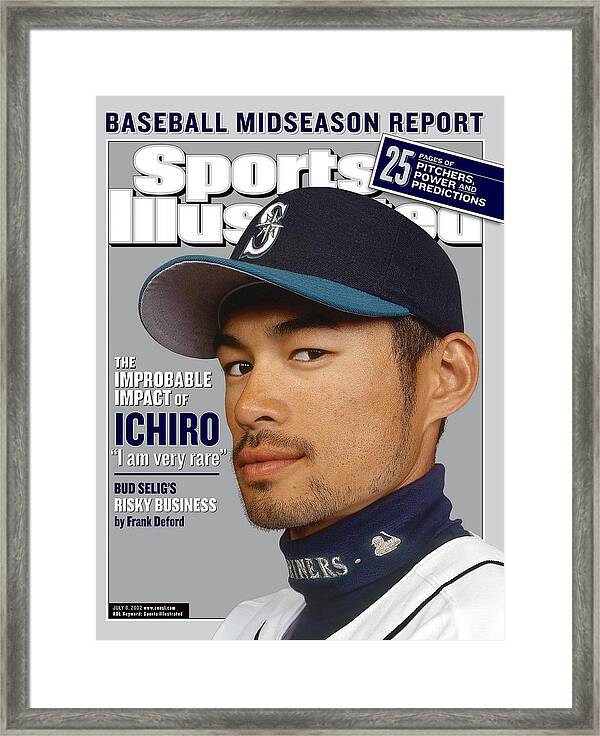 2002 Ichiro Suzuki Seattle Mariners Sports Illustrated July 8 