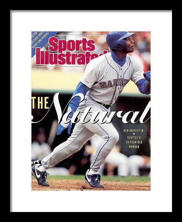 Magazine Cover Framed Print featuring the photograph Seattle Mariners Ken Griffey Jr... Sports Illustrated Cover by Sports Illustrated