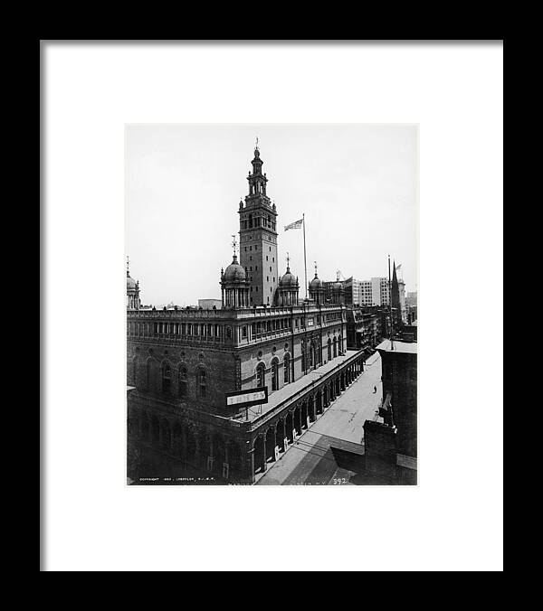 Building Exterior Framed Print featuring the photograph Second Madison Square Garden Exterior by Frederic Lewis